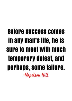 Napoleon Hill Quote 