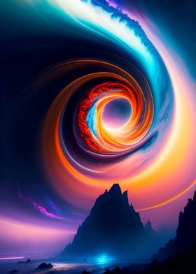 Cosmic Mountain Vortex