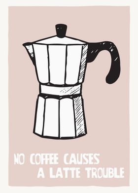 Coffee Quote Poster