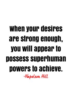 Napoleon Hill Quote 