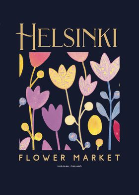 Helsinki Flower Market Art