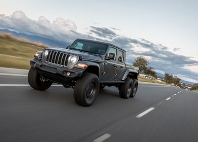 jeep on the road 