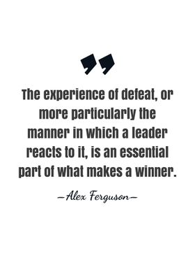 Alex Ferguson quote