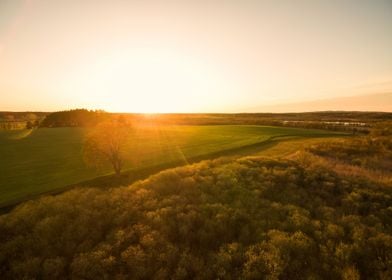 Sunset Drone Shot