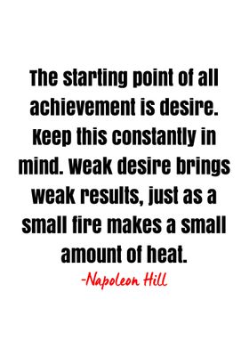 Napoleon Hill Quote 