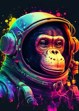 Monkey astronaut