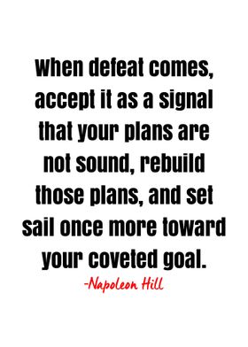 Napoleon Hill Quote 