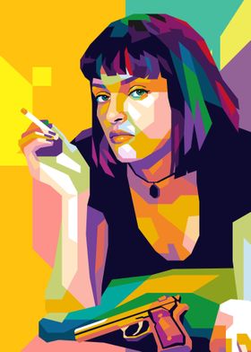 Mia Wallace Pulp Fiction