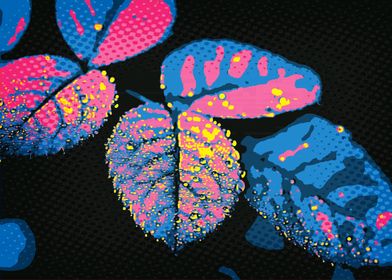 Leaf Pop Art