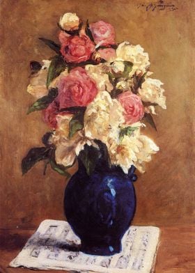 bouquet of peonies 1876