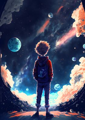 The boy and the stars