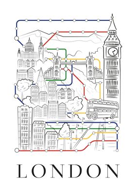 England London City Map