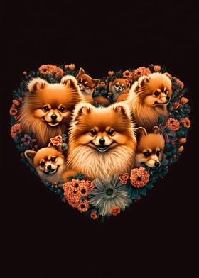 Pomeranian dogs