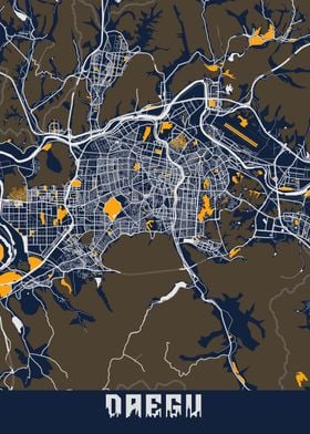 Daegu Map