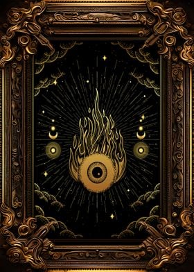 Tarot the flaming eye