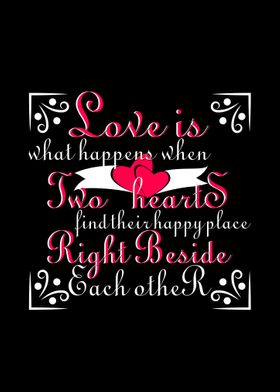 Love is what happens