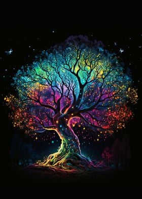 Colorful Dreams of Tree