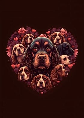 Cocker Spaniel dogs