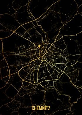 Chemnitz gold map