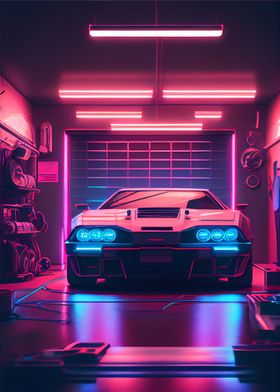 Synthwave Car 33