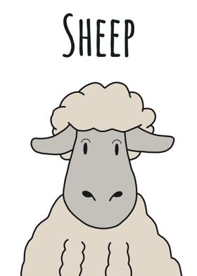 Animation Sheep Poster