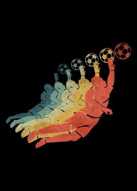 Soccer Goalie Save Retro