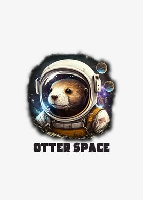 Otter Astronaut Pun I