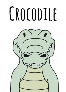 Animation Crocodile Poster