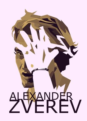 Alexander Zverev pop art