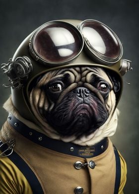 Pug Astronaut