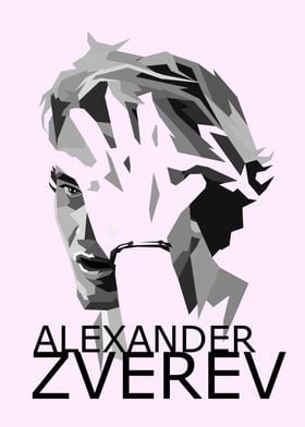 Alexander Zverev pop art