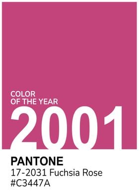 Pantone of the Year  2001