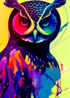 Owl Abstract I