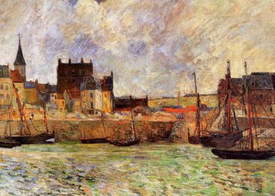 harbour scene dieppe