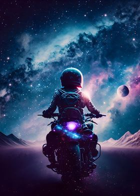 Motorcycle Galaxy Rider