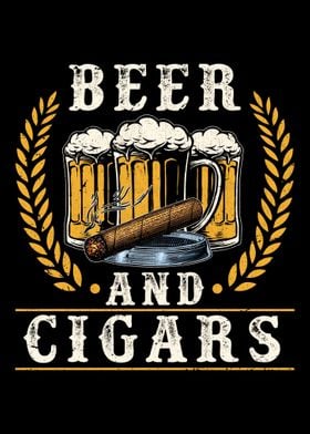 Men Beer Cigar