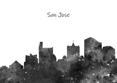 San Jose City Skyline