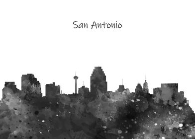 San Antonio City Skyline