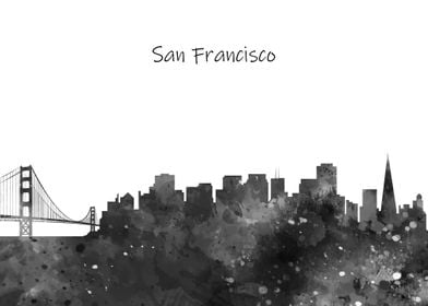 San Francisco City Skyline