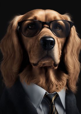 Secret Agent Spaniel Dog