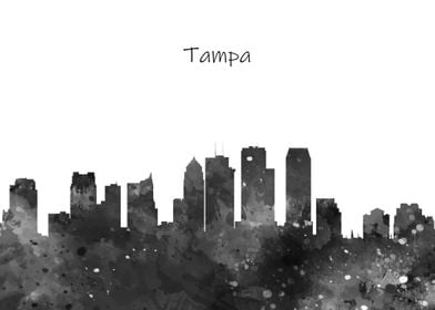 Tampa City Skyline