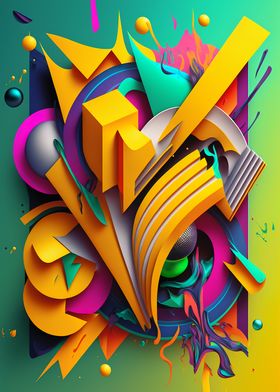 Abstract Graffiti