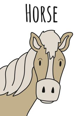 Animation Horse Poster