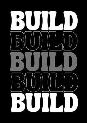 inspirational word Build