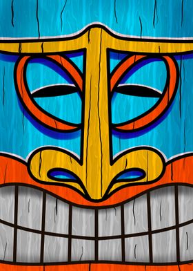 Tiki Mask Sad