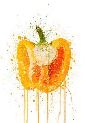 Orange Pepper Vegetable