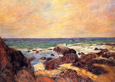 rocks and sea 1886