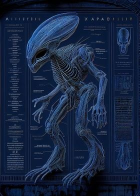 An alien blueprint