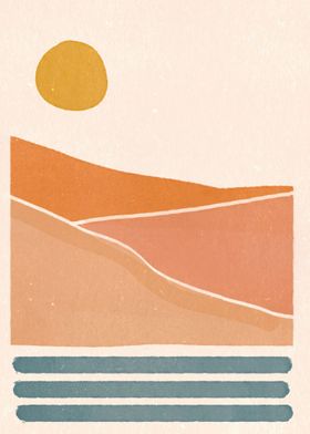 Minimalist Boho Desert