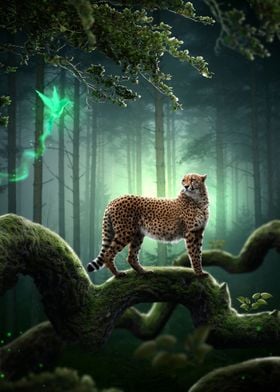 Magical Forest Cheetah